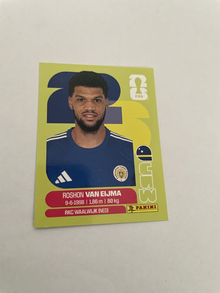 Panini Cartes à collectionner: FIFA WM 2026 Roshow Van Eijma CUW 7 – Neuf (Voir description) à Winterthur par Cobraforce