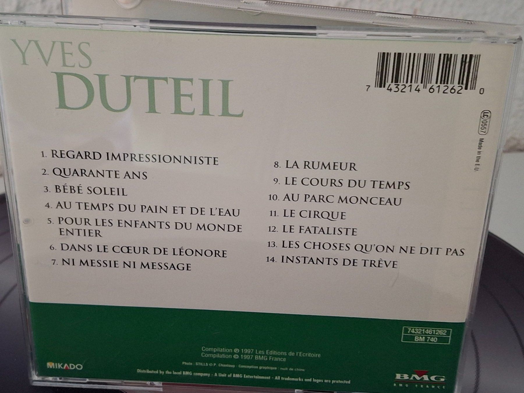 CDs: CD Yves Duteil - Collectio😎 – Gebraucht aus Aarberg von Jackup1 1