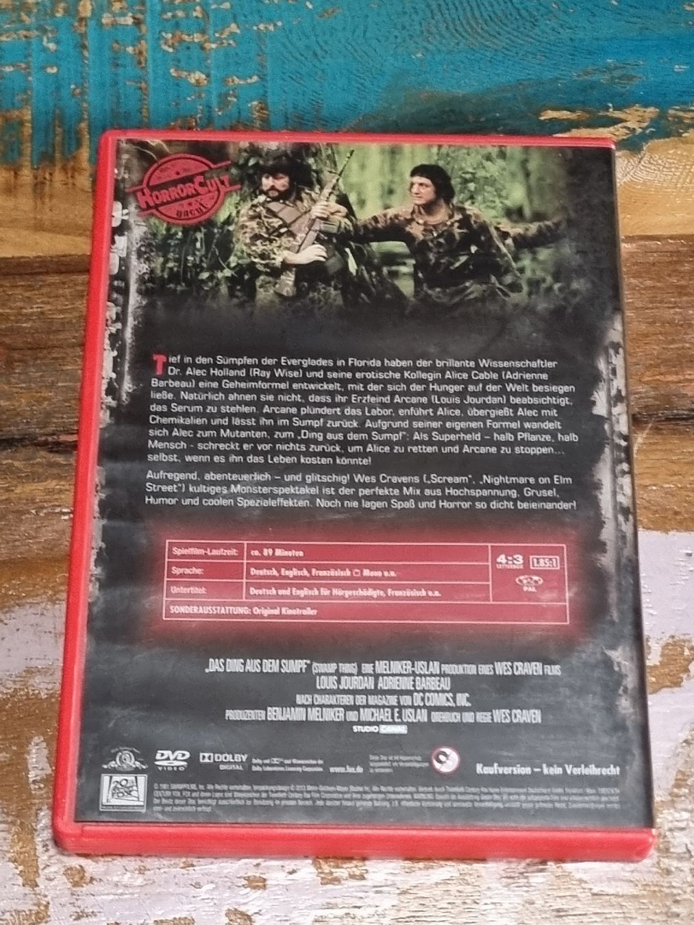 Tutti i DVDs: Das Ding aus dem Sumpf, DVD Horror – Usato da Winterthur venduto da Belzarek 1