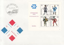 Sonderstempel SA. 42 Autosalon Genève 1974