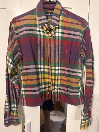Ralph Lauren Flanellhemd bunt Karomuster Gr M, top Zustand
