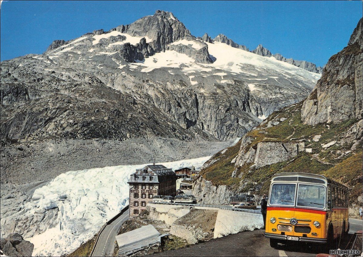 Cartoline postali: Postauto // Furka Rhonegletscher – Usato da Basel venduto da intermezzo12