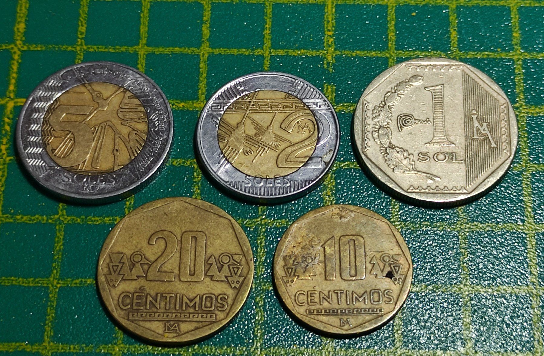 Tutti le monete: 5 Münzen aus Peru – Usato da Baar venduto da Maxlee75 1