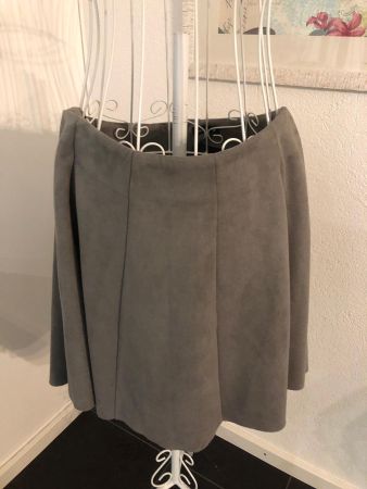 neuer Rock, wildleder optik, dress, skirt, Jupe