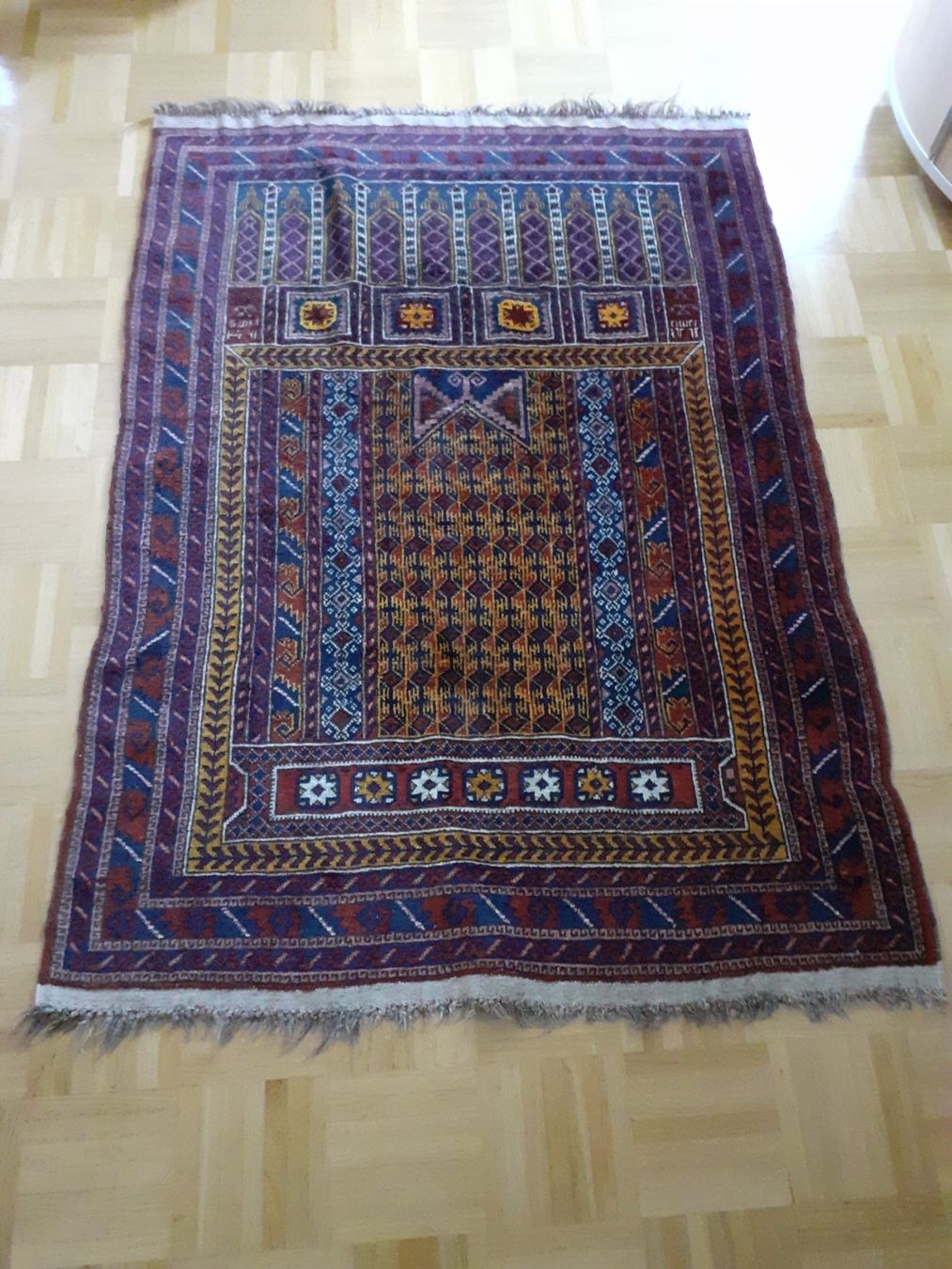 Teppiche: Beloutsch Teppich alt, 92 x 132 cm – Gebraucht aus Basel von Christallina 3