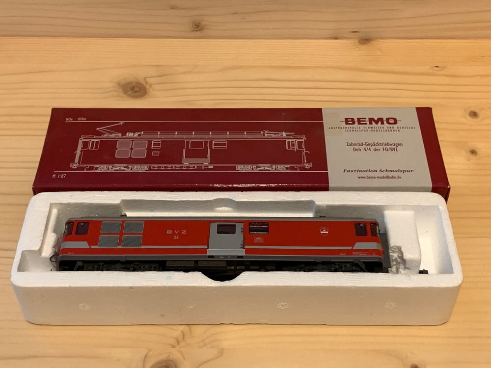 Bemo Modelleisenbahnen: BEMO BVZ Deh 4/4 24 OVP – Defekt aus Disentis/Mustér von Zbot28 7