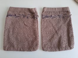 2er Set: Waschlappen Handschuhe für Körperpflege, neu
