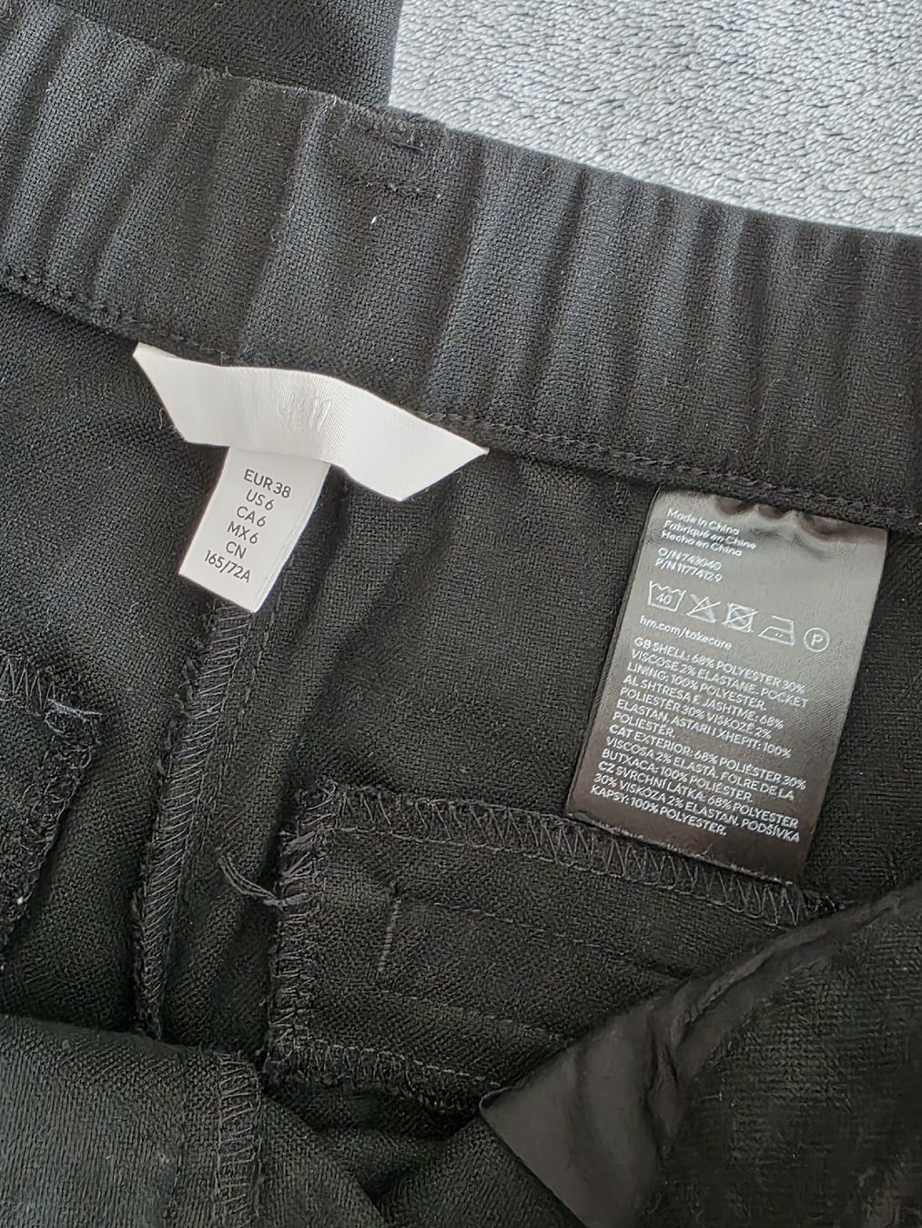 H&M Hosen: H&M Stoffhose, schwarz, Grösse 38  – Neu (gemäss Beschreibung) aus St Gallen von vir_5kgt 2
