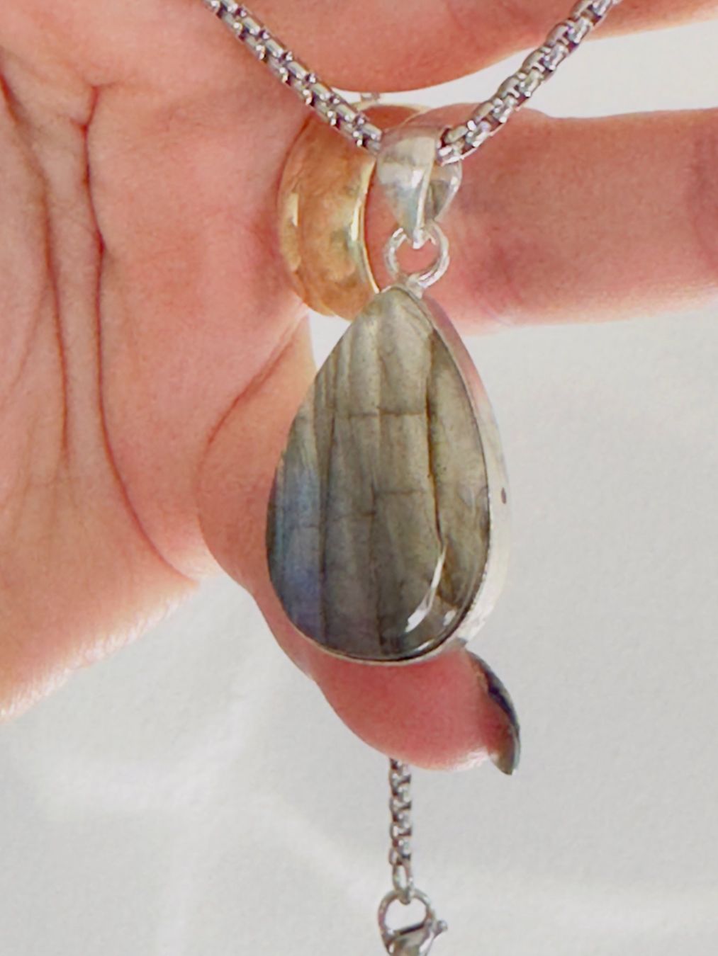 Catenine: Labradorite necklace – Nuovo e nell'imballaggio originale da Genève venduto da AGBERG 6