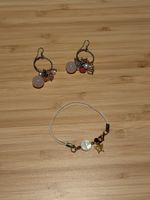 Jewelry set earrings and bracelet