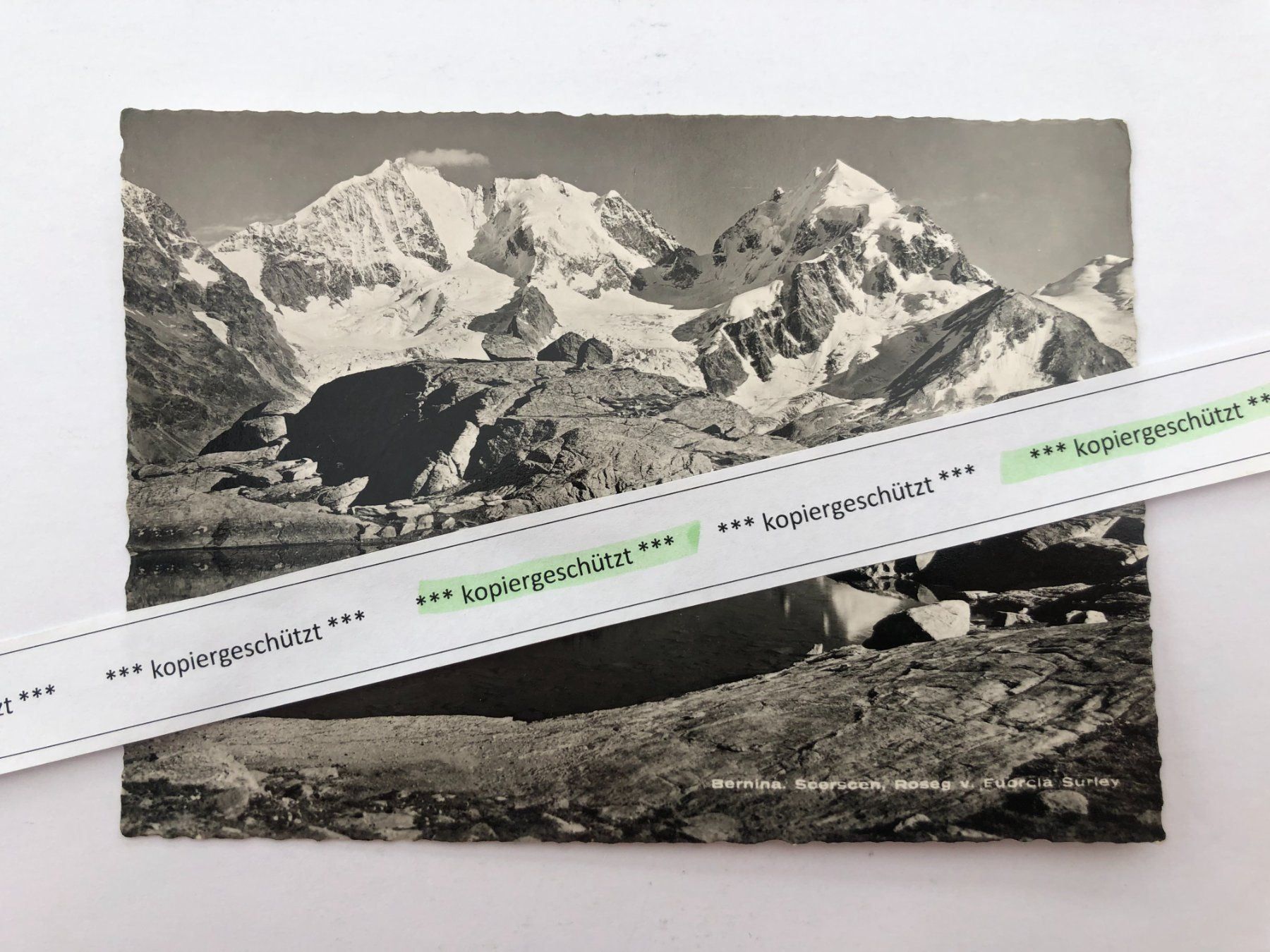 Cartoline postali: Berninagruppe Engadin, ungelaufen alt AK – Nuovo (secondo la descrizione) da Hefenhofen venduto da Bierinder