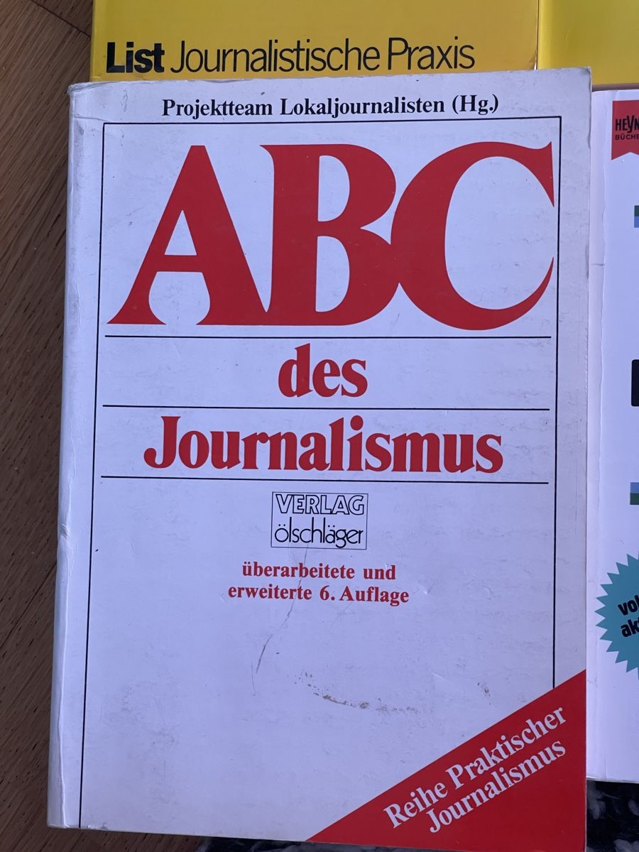 Bücher: Konvolut Journalismus-Buecher gebraucht – Gebraucht aus Bern von TamSham 6