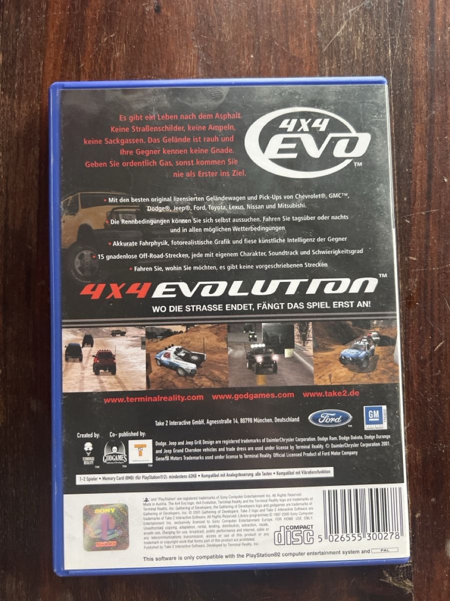 Sony Jeux: 4x4 EVO PS2 4x4 Evolution – D'occasion à Dottikon par Nate96 2