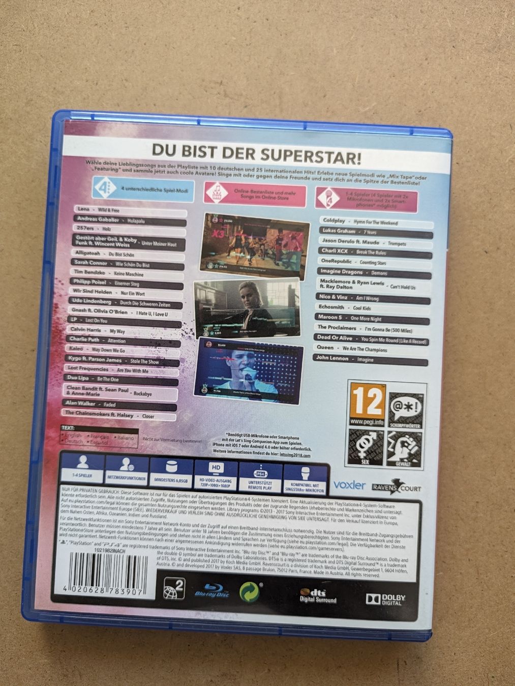 Giochi: Let's Sing 2018 Ps4 – Usato da Chur venduto da FreakofRarity 1