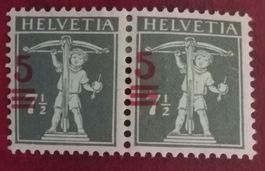 MA487) 148II, Abart verschobener Aufdruck sauberer Falz