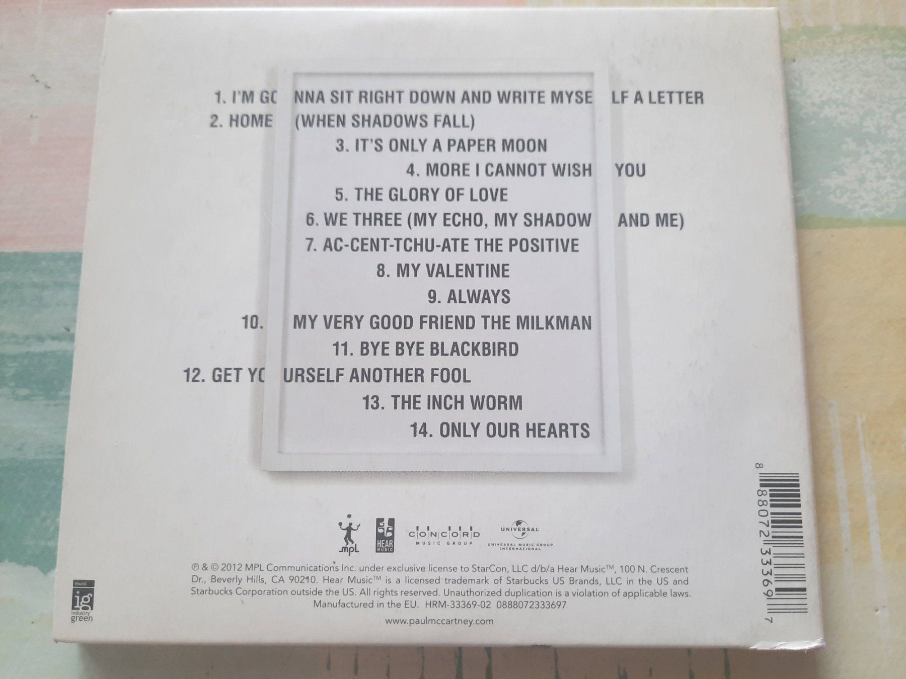 CD: CD Paul McCartney - Kisses on the bottom  – Usato da Pully venduto da bro_n52j 1