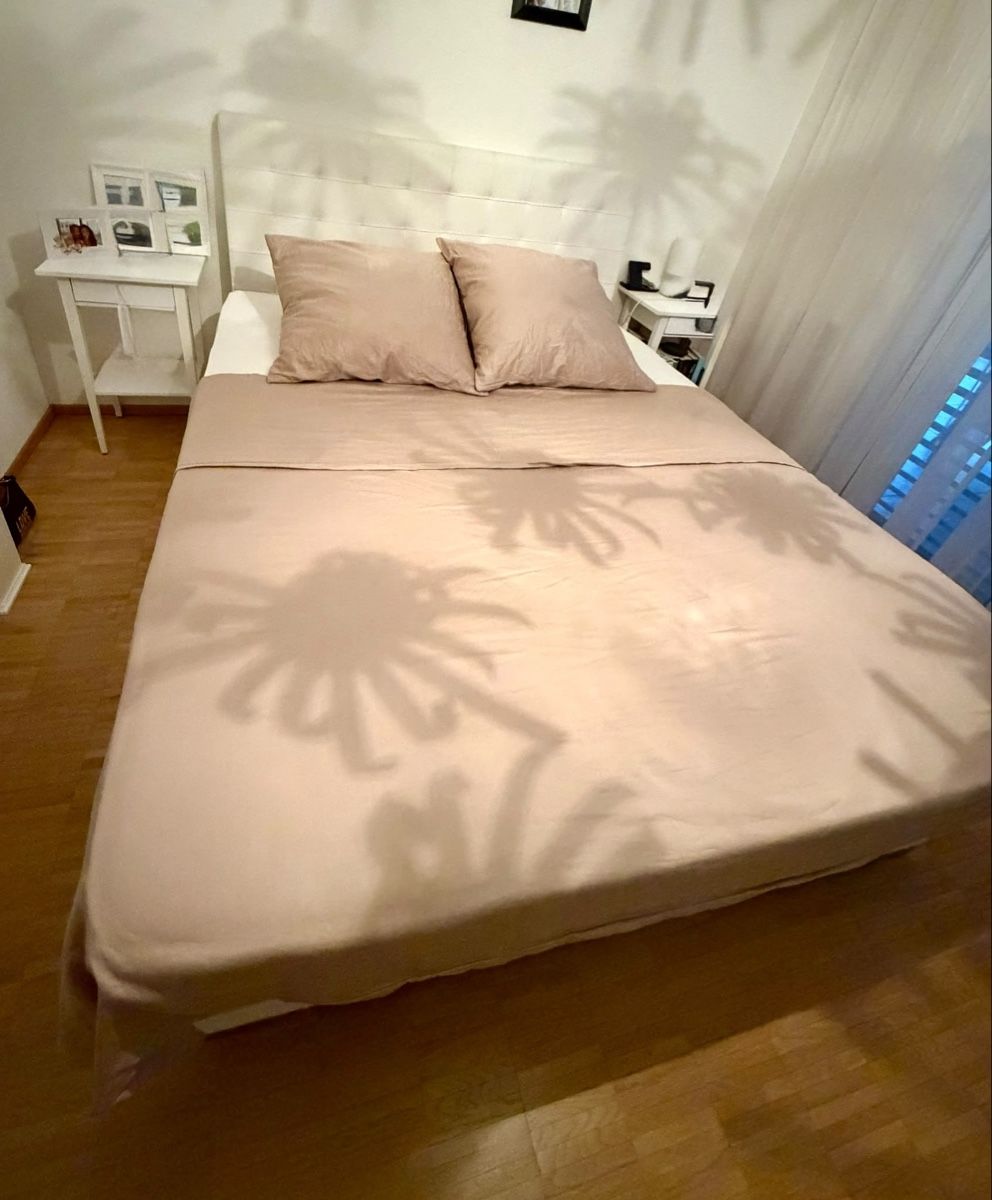 Lits: Boxspringbett weiss mit Kopfteil – D'occasion à Gossau ZH par lim_67nn 4