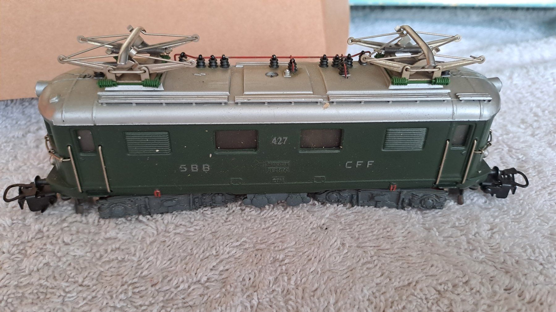 Märklin Modellini di ferrovie: Märklin 3014 SBB E Lok RET 800 H0 WS/55 – Usato da Winterthur venduto da Riebeli333