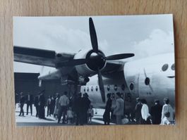 Altes Agfa Foto Propeller-Flugzeug