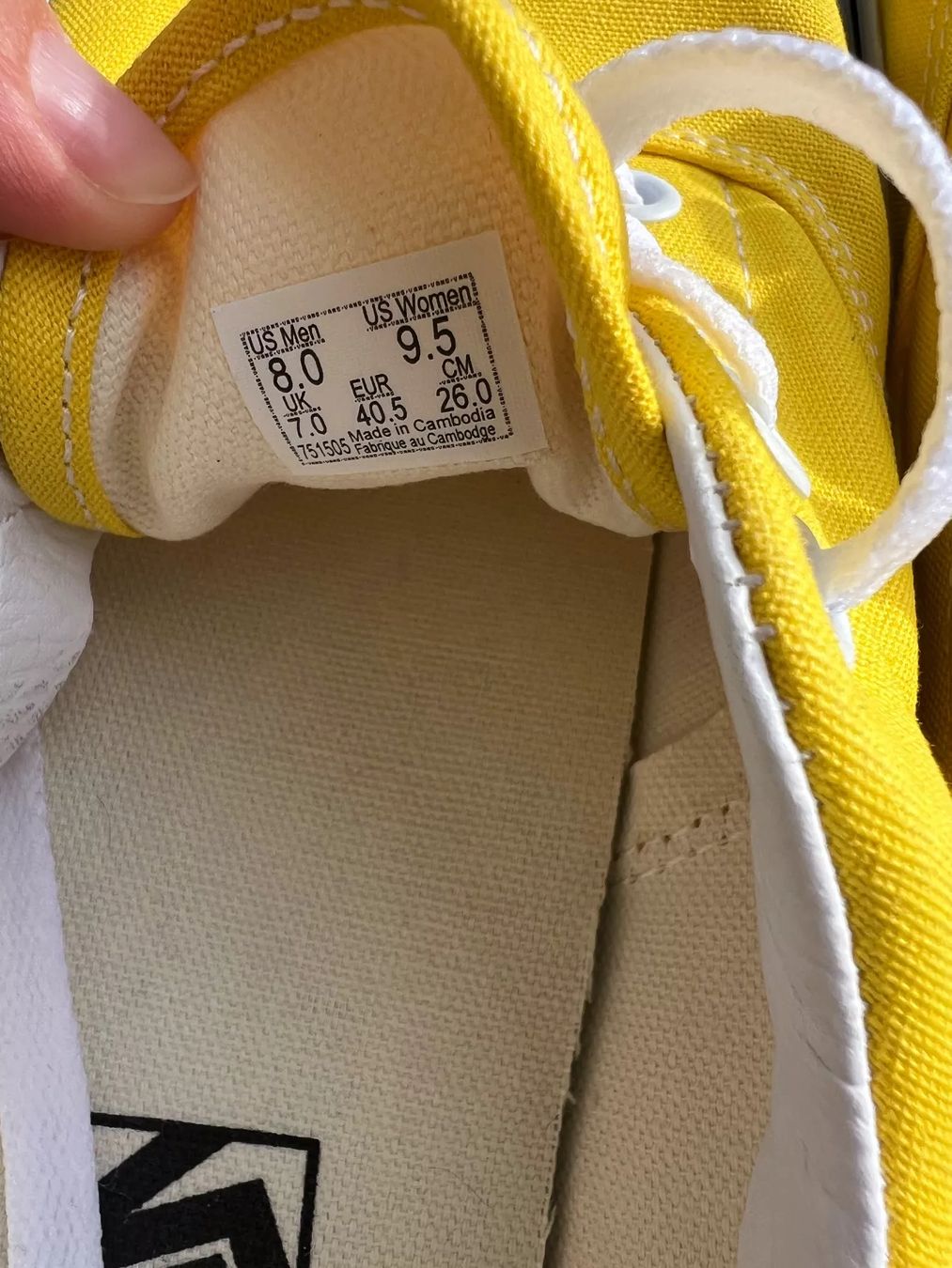 Vans Herrenschuhe: Vans Authentic Schuhe Gelb 40.5 Unisex – Neu (gemäss Beschreibung) aus Regensdorf von vio_5btx 2