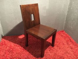 Chaise d’enfant vintage en bois