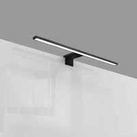 2x Spiegelleuchte schwarz LED Aluminium neuwertig 60cm