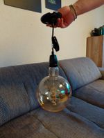 Vintage-Glühbirnenlampe, warmes Licht für den Winter!