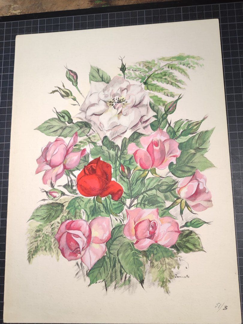 Posters & Illustrations: Wunderschöne Bild von Janicotte – D'occasion à Gelterkinden par MYSTOREFORYOU4460ART 1