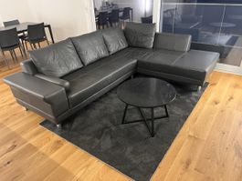 Ecksofa rechts in anthrazit