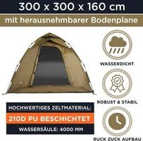 2-Mann-Angelzelt Tunnelzelt, 2 Personen