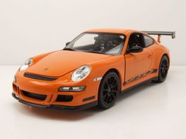 Porsche 911 / 997 GT3 RS 2010 orange / schwarz      1:18
