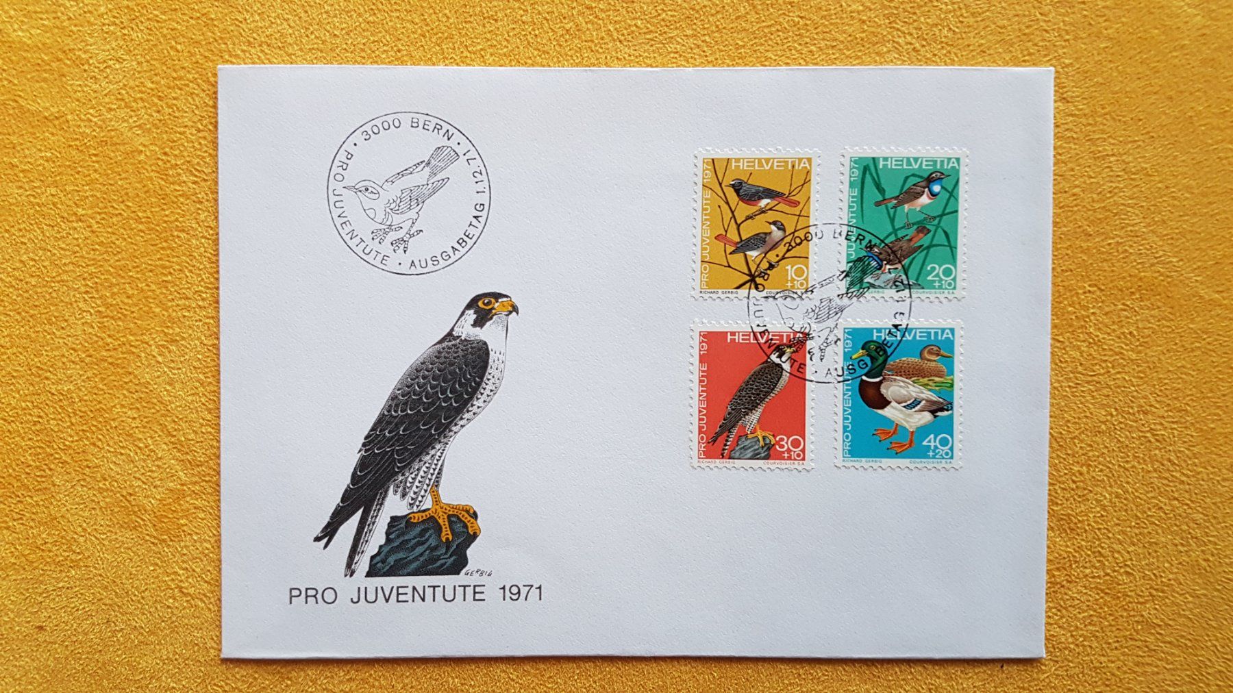 Tutti i francobolli: FDC - Pro Juventute Vögel  - Schweiz 1971 – Nuovo (secondo la descrizione) da Reinach BL venduto da Dexy62