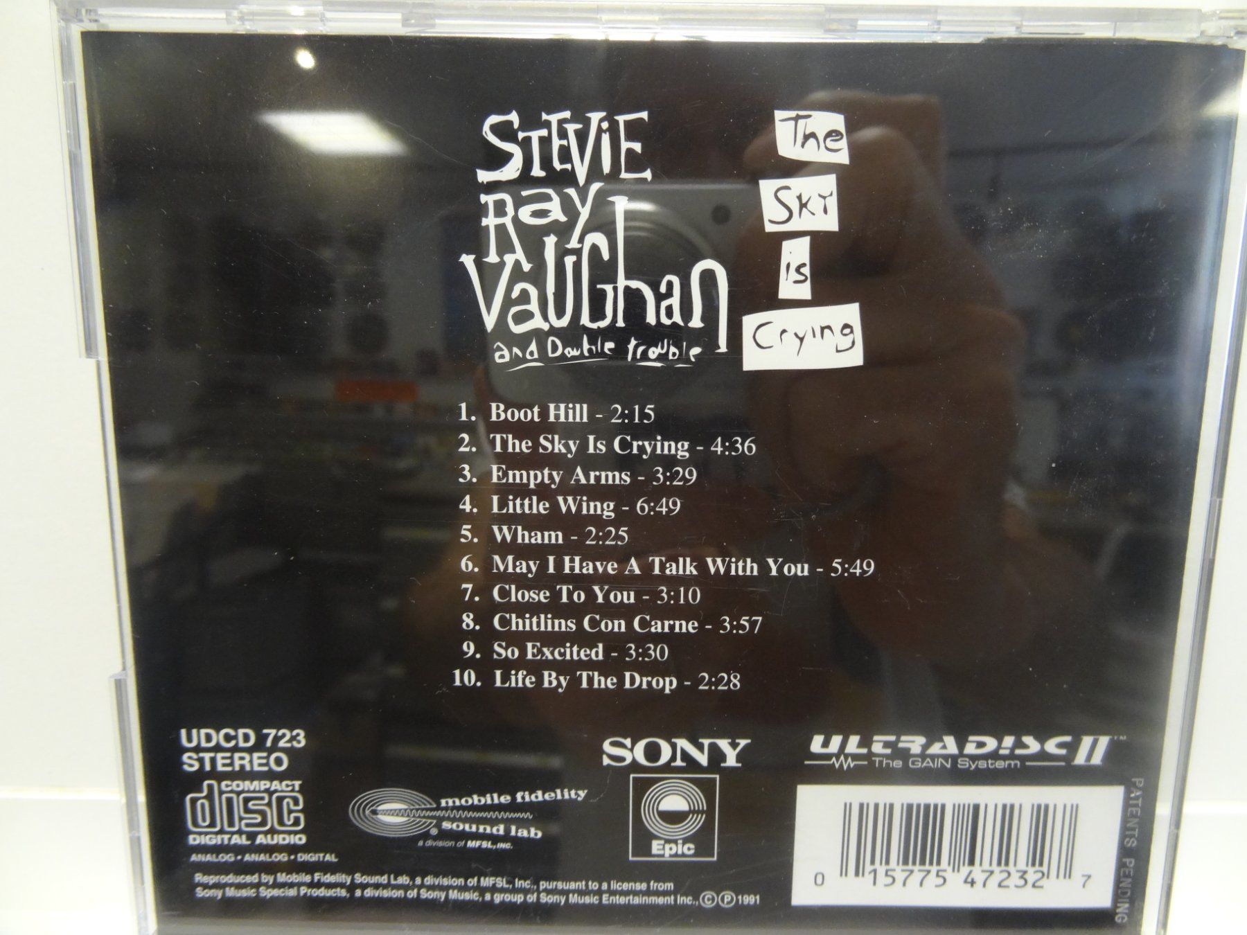 CD: Stevie Ray Vaughan  - The Sky Is Crying Mfsl Cd – Usato da luzern venduto da musicandart 1