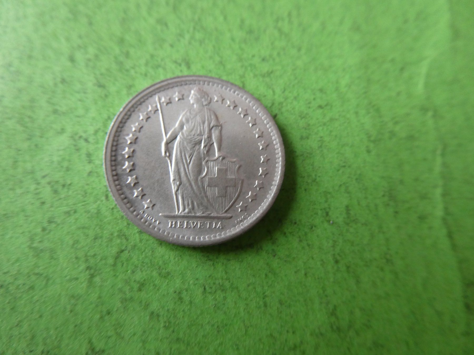 Tutti le monete: Schweiz 1966, 1/2 Franken - Silber – Usato da Hinterforst venduto da Rohusri 1