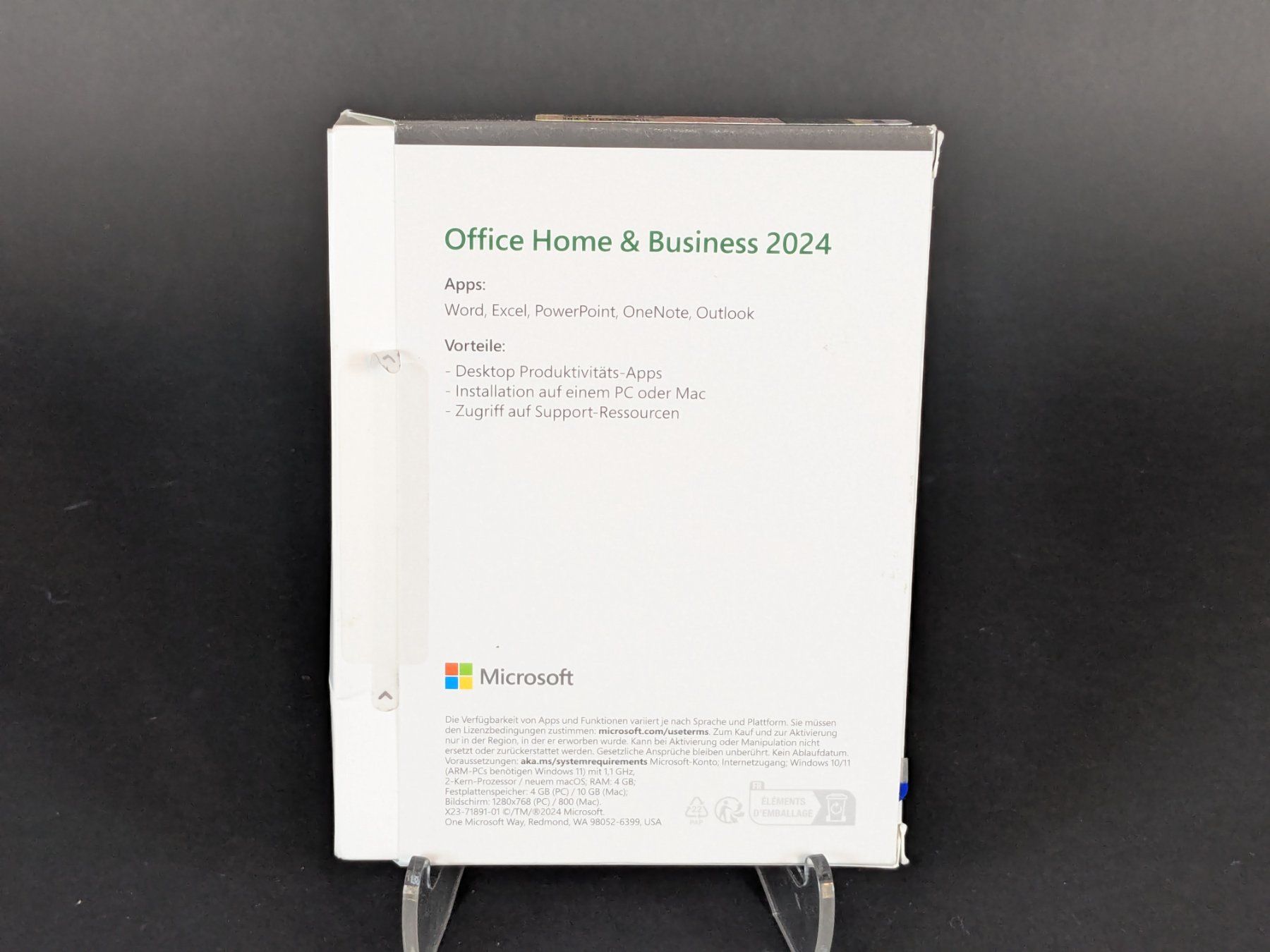 Microsoft Software: MICROSOFT Office Home & Business 2024 – Nuovo (secondo la descrizione) da Thun venduto da Restwert_Thun 2