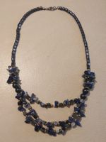 Traumhafte Kette, Hämatit und Sodalite