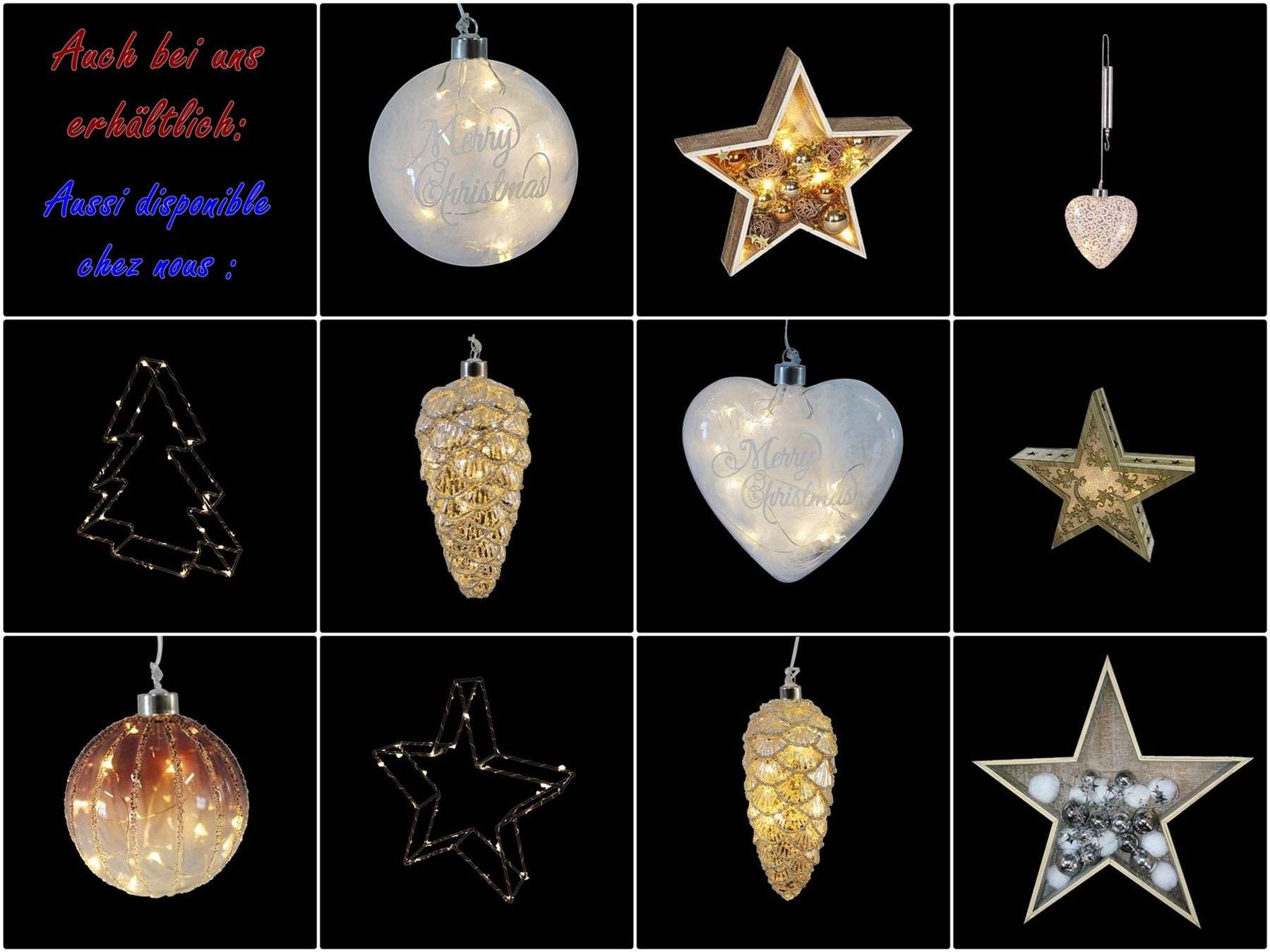 Alle Dekorationen: Christbaumkugel, Kristbaumschmuk, L:12cm – Neu und originalverpackt aus Wettingen von Swala 5