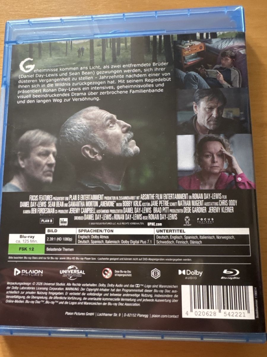Tutti i DVDs: Anemone Daniel day Lewis – Usato da Brunnadern venduto da Nanuk60 1