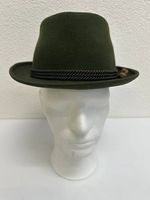 Vintage Trachtenhut Grösse 57 aus Wollfilz von Kirsten Bieri