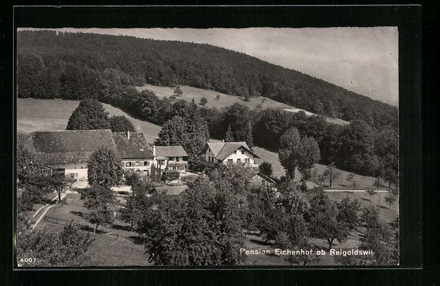 Cartoline postali: AK Reigoldswil, Pension Eichenhof – Usato da Berlin venduto da bartko-reher