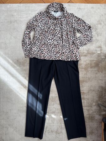 Klassisch elegante Hose APANAGE mit lässigem Shirt Gr 42/44