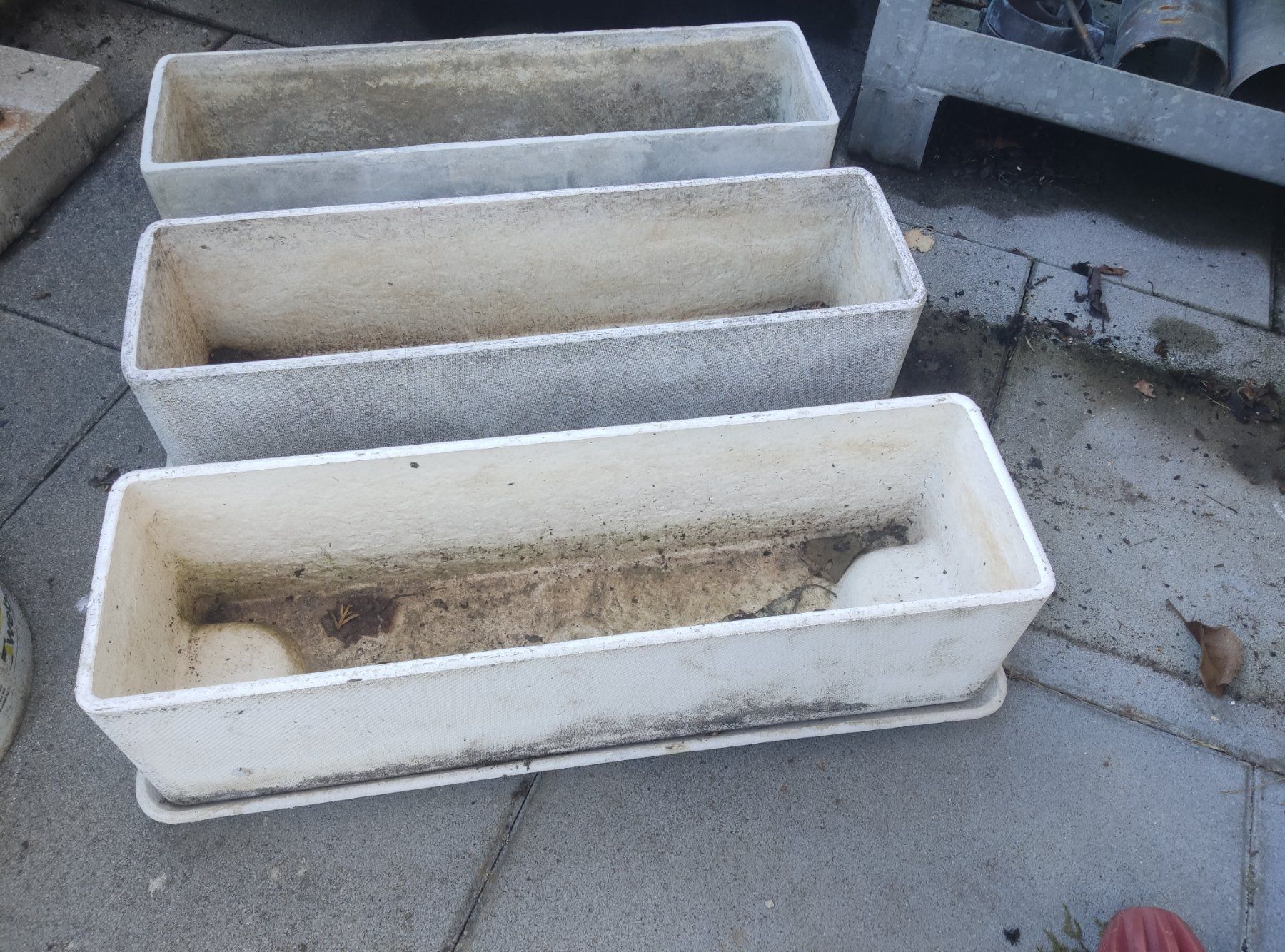 Pots de fleurs: Lot de 3 caissettes – D'occasion à Vicques par prairie0809