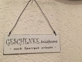 Schild/Aufhänger Funny Länge 15cm,  Breite 5cm