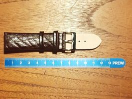 22mm Bracelet de montre en cuir