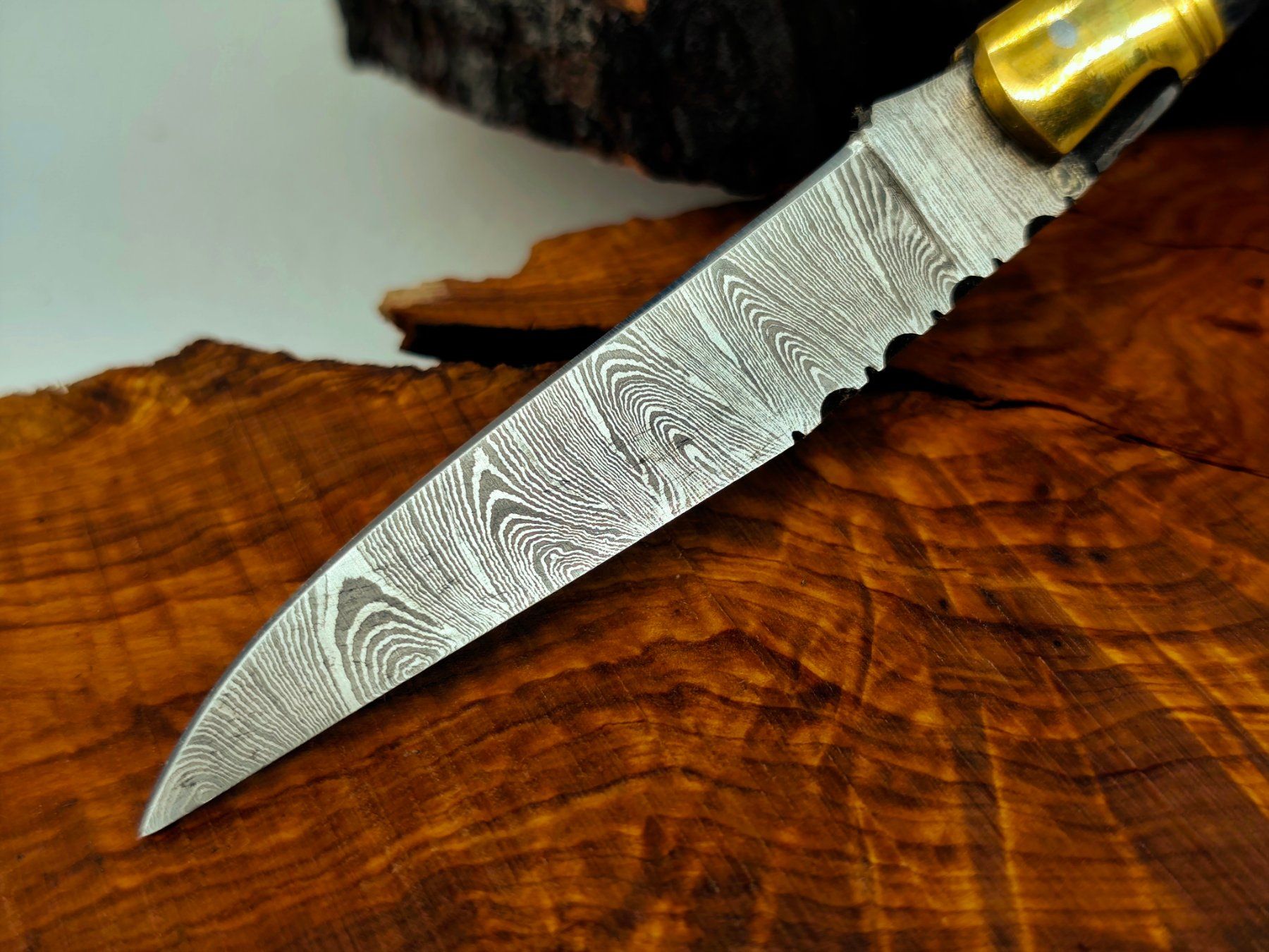 Accessori: Laguiole Damast Messer Klappmesser echtes Damastmesser – Nuovo e nell'imballaggio originale da Arlesheim venduto da Premius_1 3
