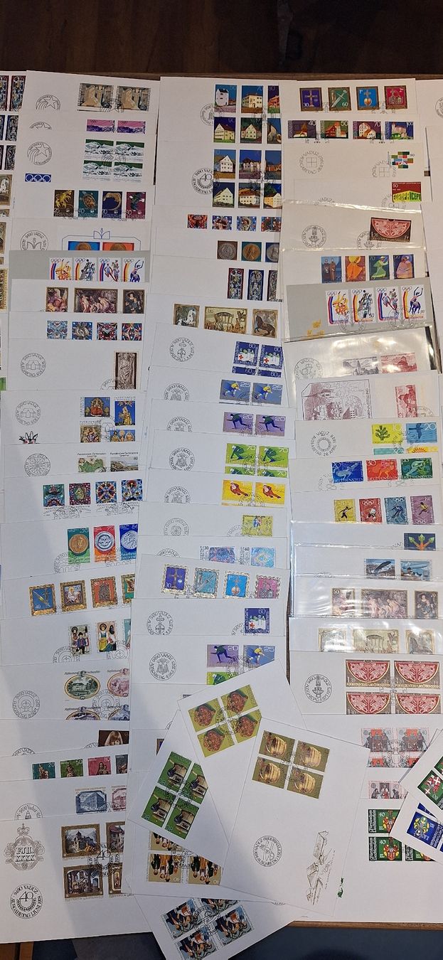 Alle Briefmarken: 500 FDC / Brief / Liechtenstein Lot 3 – Gebraucht aus Balgach von SIMEON27 5