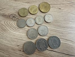 Griechenland Drachmen Sammlung – 5, 10, 20, 100 Drachmen