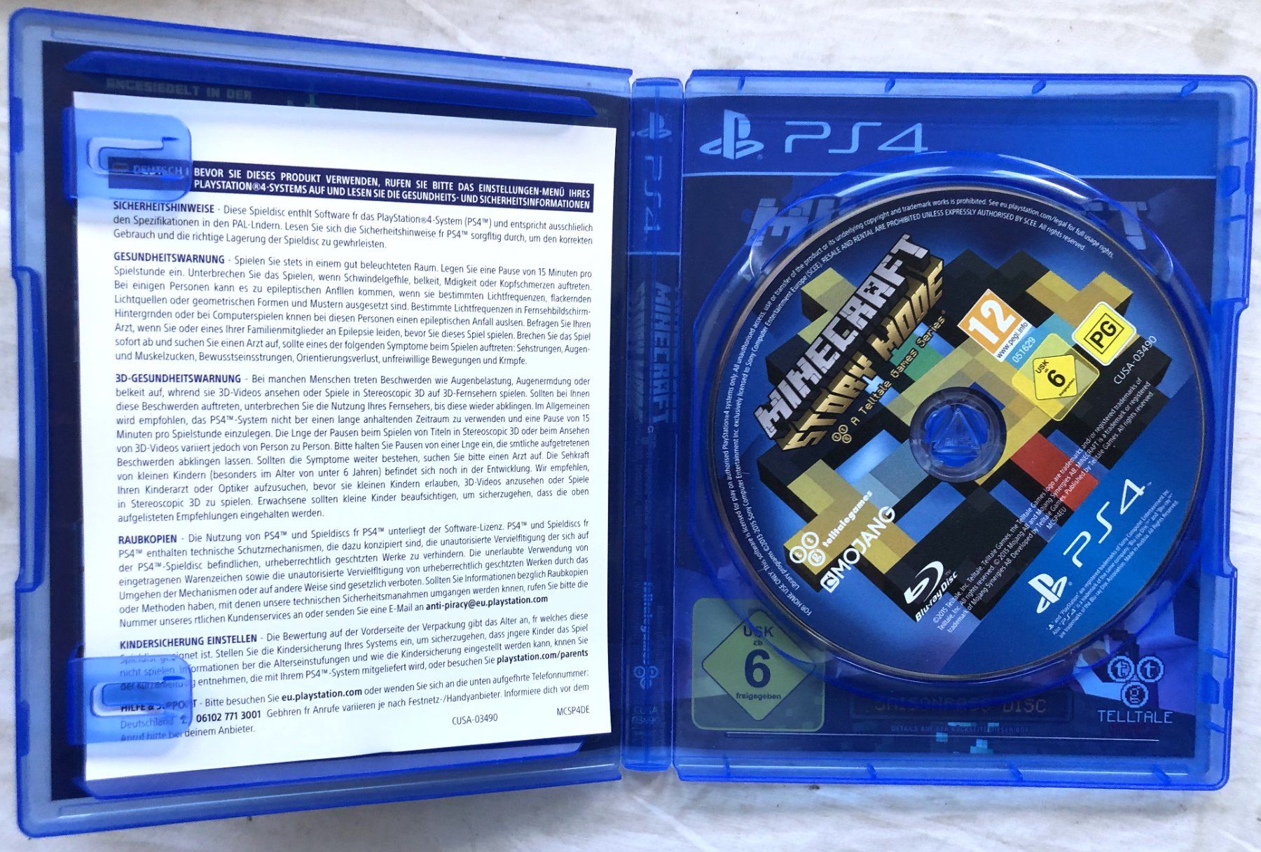 Giochi: PS4 - MINECRAFT: Story Mode Saisonpass – Usato da Schaffhausen venduto da durruti 1