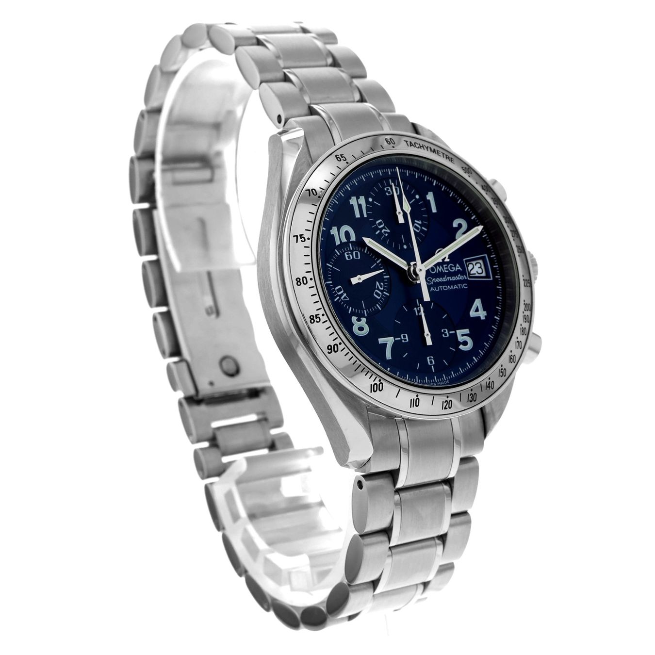 Omega Montres: Omega Speedmaster Bleu – D'occasion à Genève par Hiakoo 2