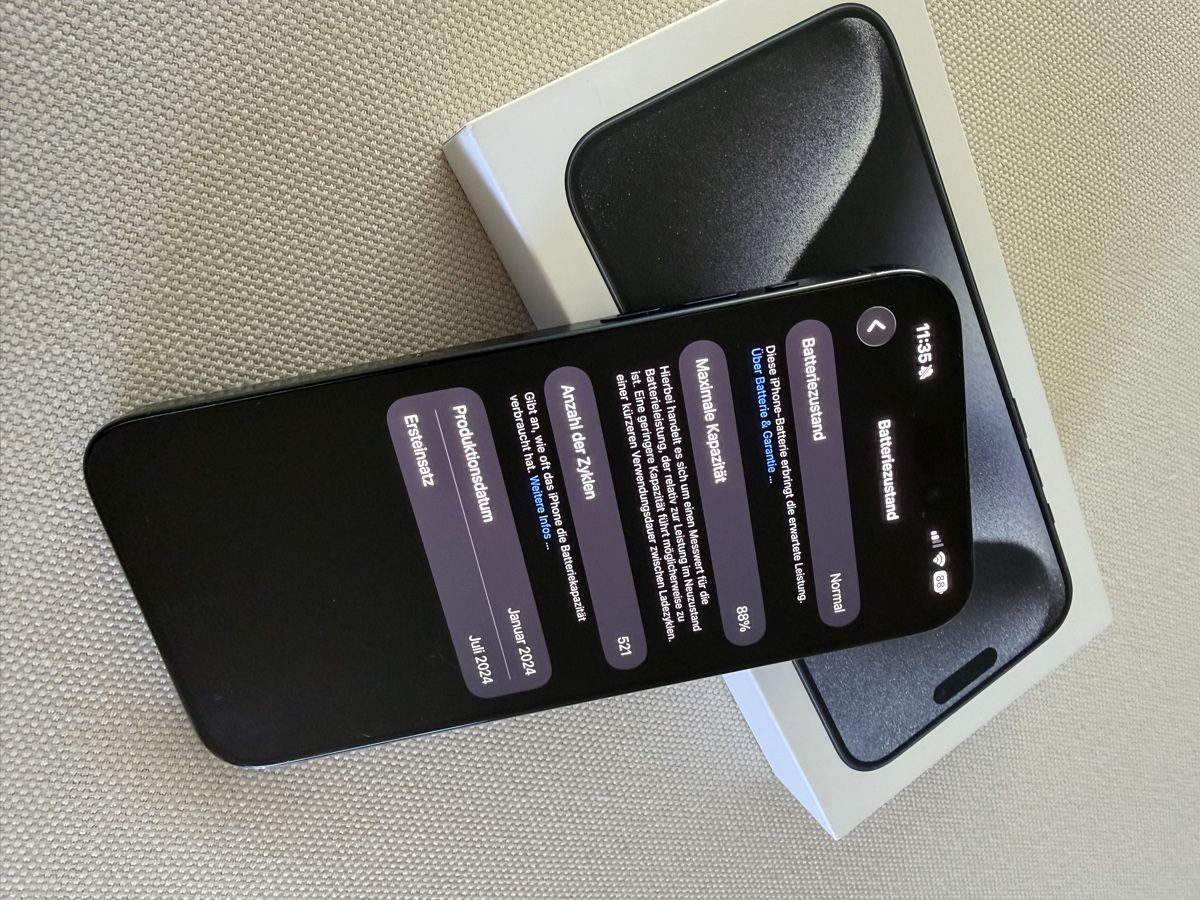 Apple Handys / Smartphones: iPhone 15 Pro Max Blue Titanium 256GB – Gebraucht aus Altendorf von wqv_97 2